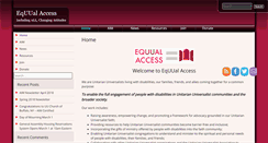 Desktop Screenshot of equualaccess.org