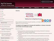 Tablet Screenshot of equualaccess.org